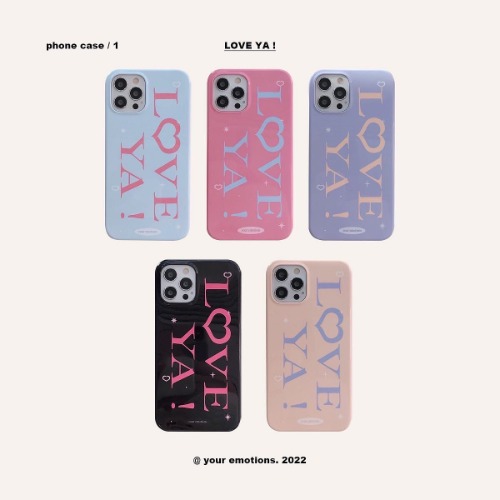 love ya custom case ( 5 colors, 2 type )