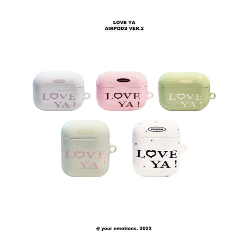 love ya airpods case ver.2 ( 5 color , 2 type )