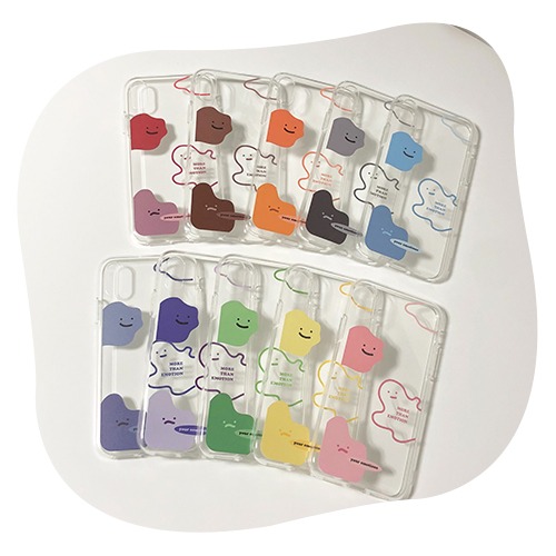 sticky stones hard jelly / jelly case ( 10 color )