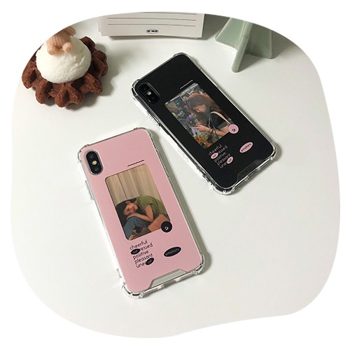 signature frame hard jelly / jelly case ( 2 color )