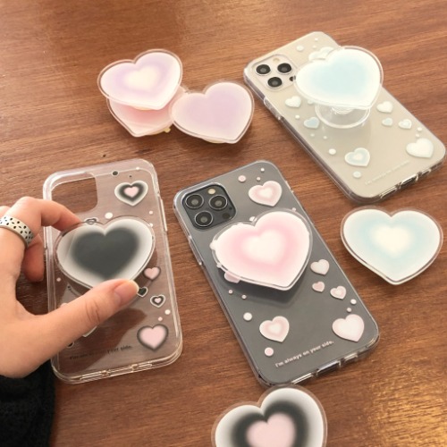 plumpily heart glossy case ( 4 color )