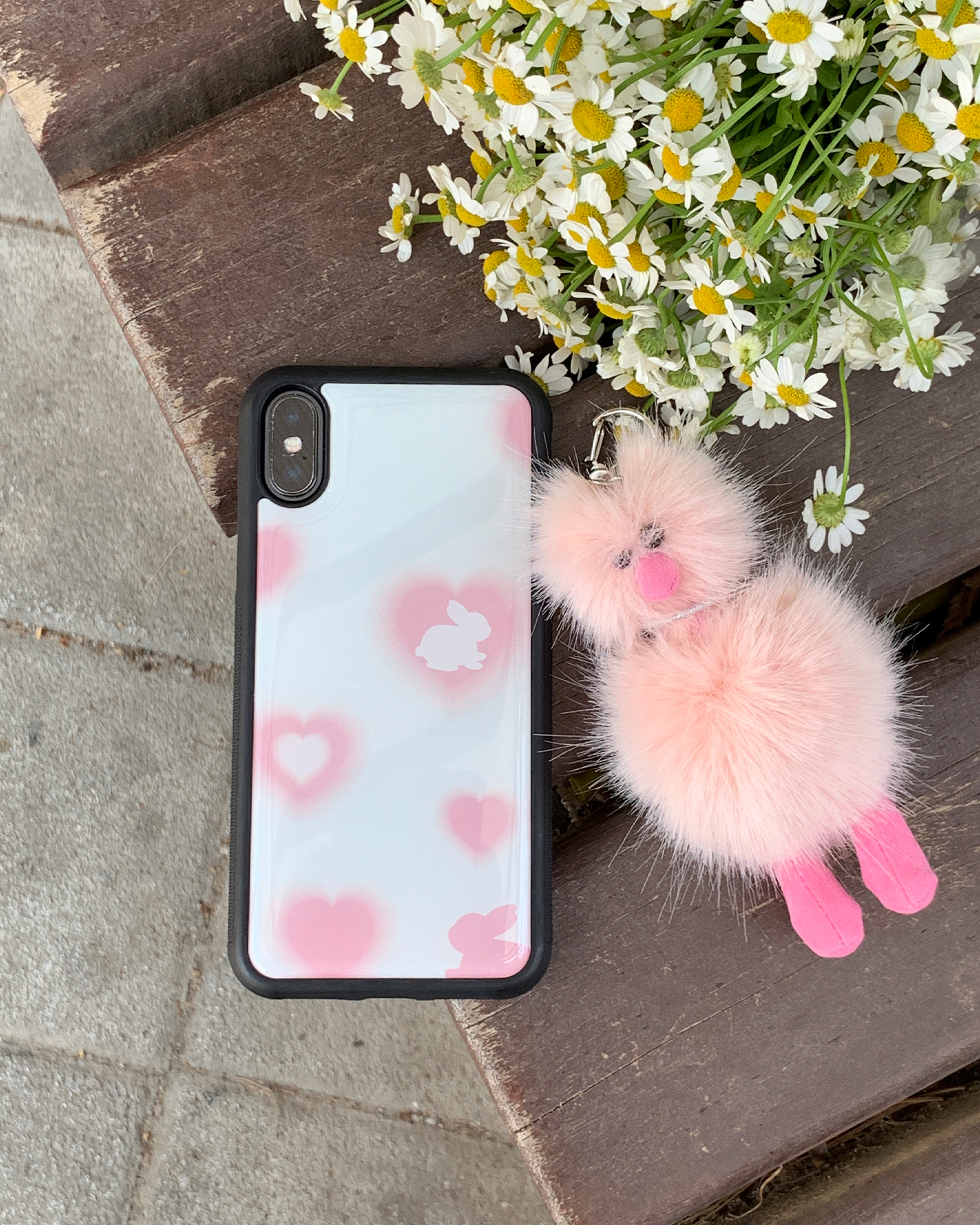 bunny pink epoxy case